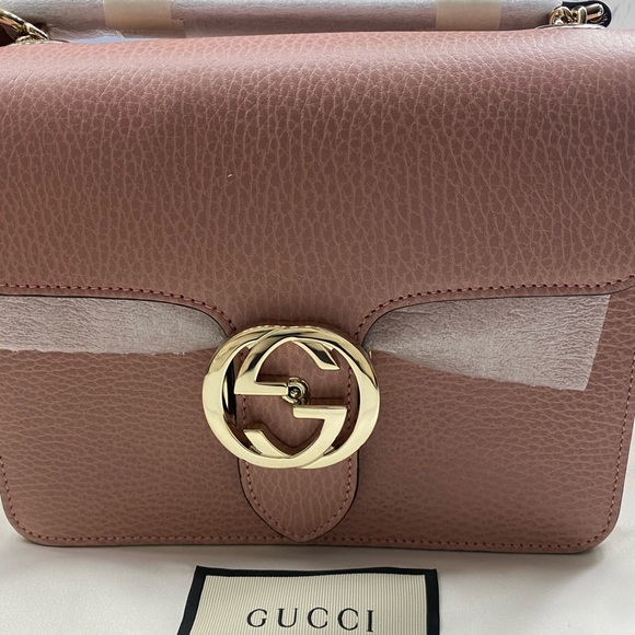 COPY - Dollar Calfskin Small Interlocking G Shoulder Bag - Picture 3 of 11